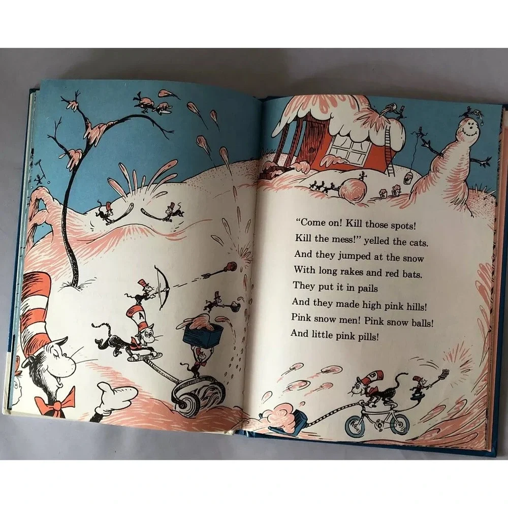 Dr. Seuss The Cat In The Hat Comes Back HB 1958/1986 Early Print‎ VTG